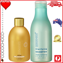 Load image into Gallery viewer, ❤ COCOCHOCO Professional GOLD 250 ml Brazilian Keratin Treatment + CLARIFYING Shampoo 400 ml Kit