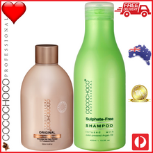 Load image into Gallery viewer, ❤ COCOCHOCO Professional ORIGINAL 250 ml Brazilian Keratin Treatment + SULPHATE FREE Shampoo 400 ml Kit