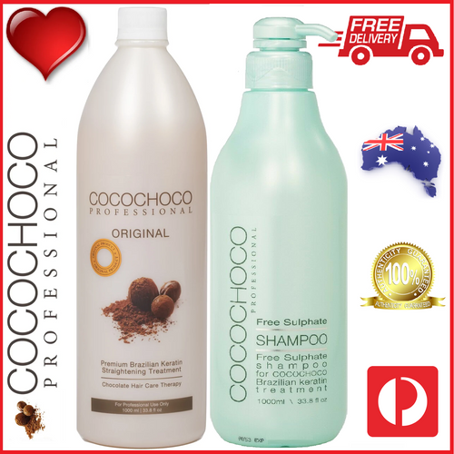 COCOCHOCO Professional Original 1000ml + COCOCHOCO Sulphate Free Shampoo 1000ml Buy Australia