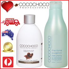 Load image into Gallery viewer, COCOCHOCO Professional Original 250ml and Clarifying Shampoo 400ml KIT Australia