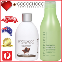 Load image into Gallery viewer, COCOCHOCO Professional Original 250ml Brazilian Keratin Treatment + Sulphate Free Shampoo 400ml Kit Australia