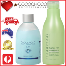 Load image into Gallery viewer, ❤ COCOCHOCO Professional PURE 250 ml Brazilian Keratin Treatment + SULPHATE FREE Shampoo 400 ml Kit