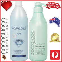 Load image into Gallery viewer, COCOCHOCO Professional PURE 1000ml + COCOCHOCO Sulphate Free Shampoo 1000ml Buy Australia FREE POST