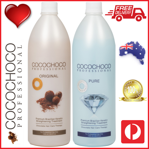 COCOCHOCO Original Keratin Treatment and COCOCHOCO Pure Keratin Treatment 1000ml Australia